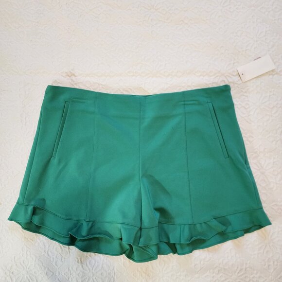 1.STATE Ruffle Hem Shorts SZ 14 - Picture 1 of 10